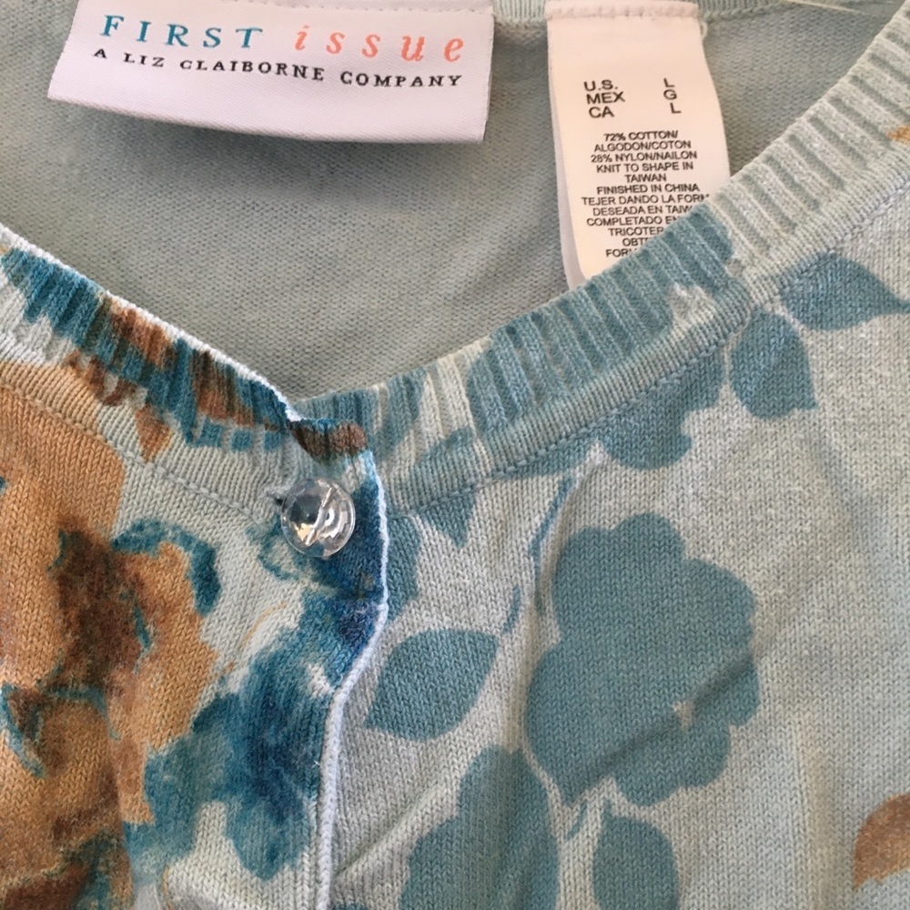 FINAL MARKDOWN Ladies first issue cardigan large - Picture 3 of 4